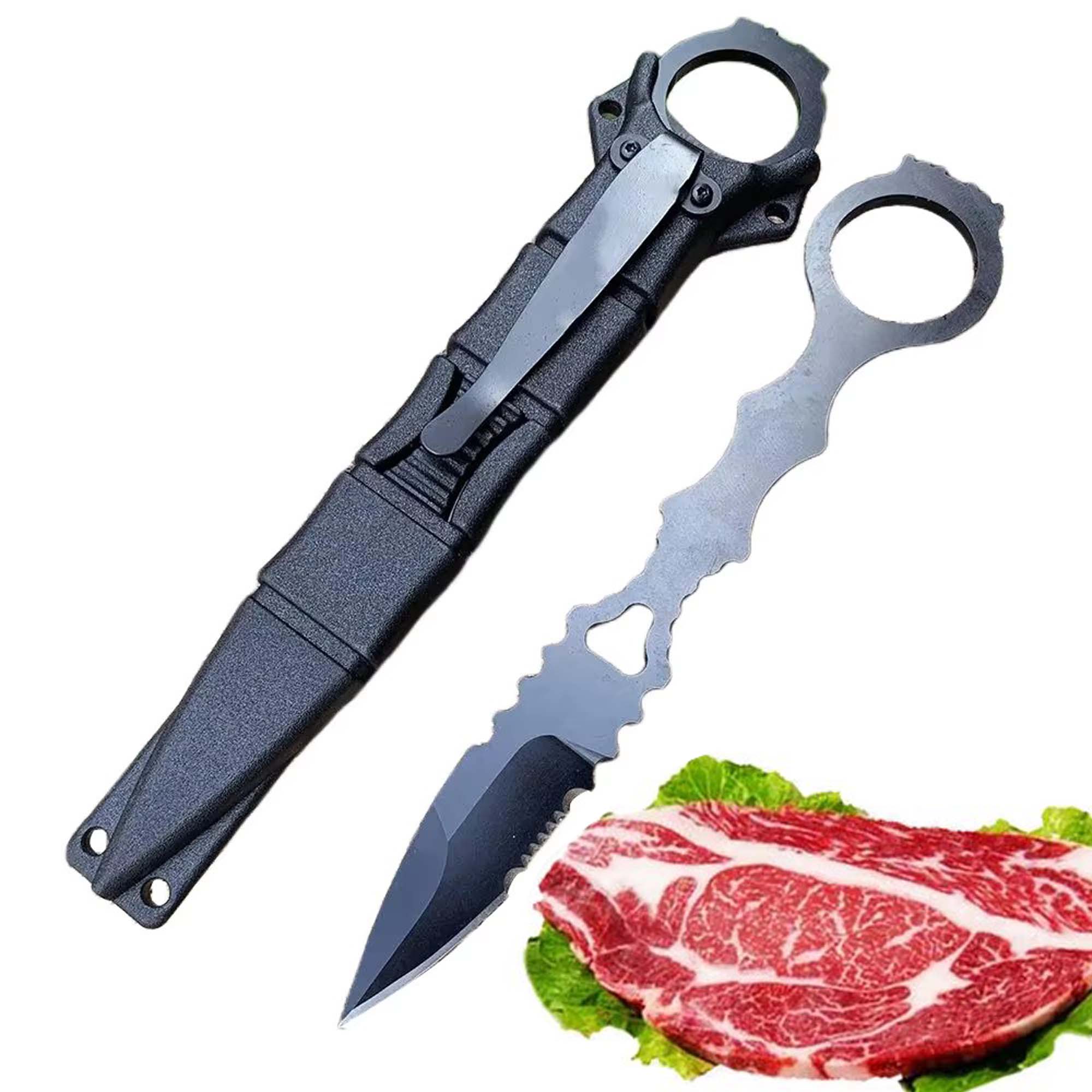 Bushcraft Knife Fixed - Draagbaar mes voor buitengebruik, overlevingsmes voor