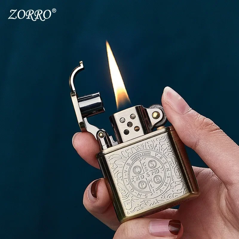 Fire Starting Kit - Zorro Kerosine Aansteker Slijpschijf Vintage Retro