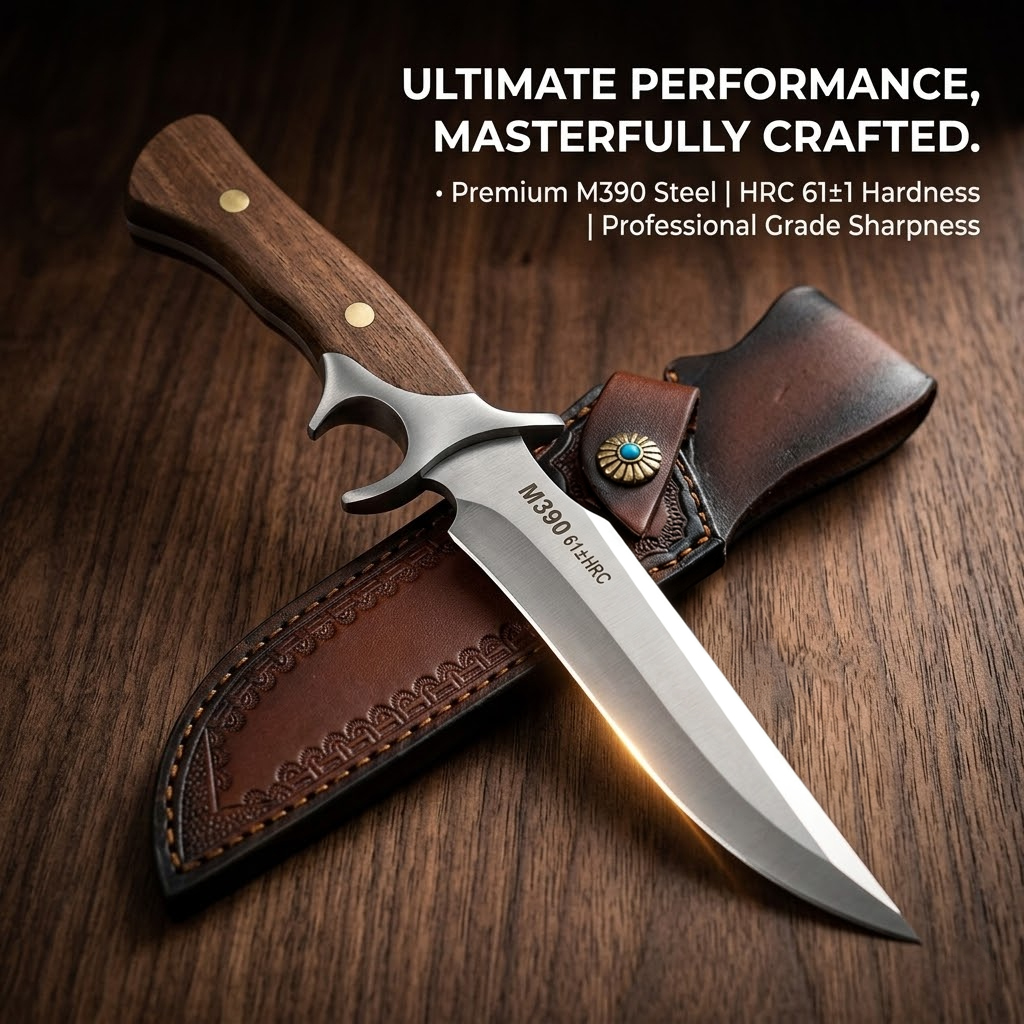 Outdoor zakmes M390 staal vast - Bushcraft Knife Fixed recensie en prijs