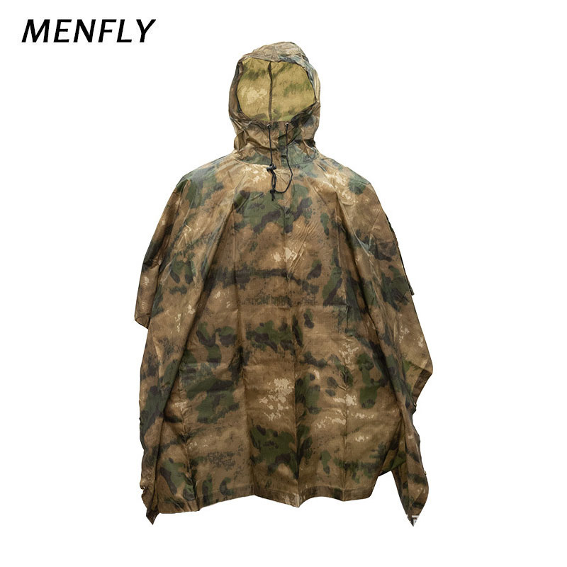 MENFLY ATFG Moss Camouflage Ta - Emergency Poncho Rain recensie en prijs