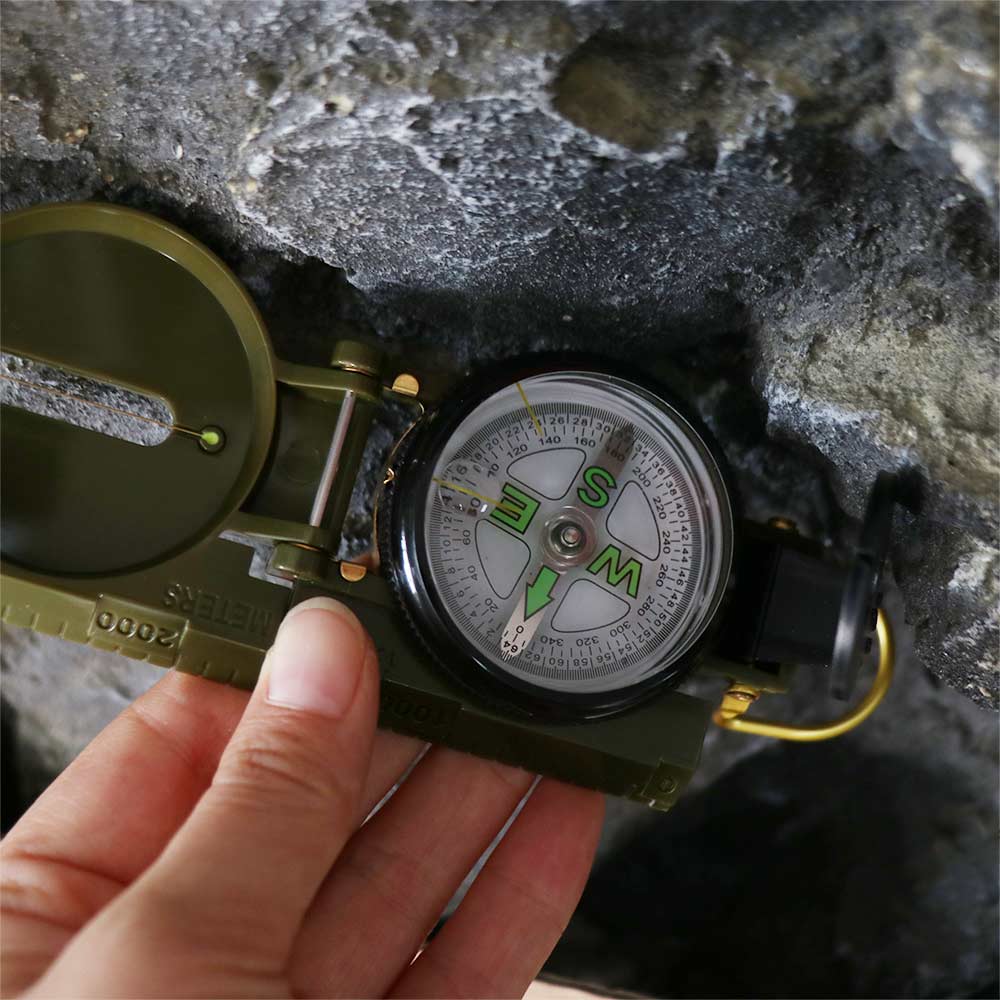 Waterdichte professionele komp - Compass Lensatic recensie en prijs