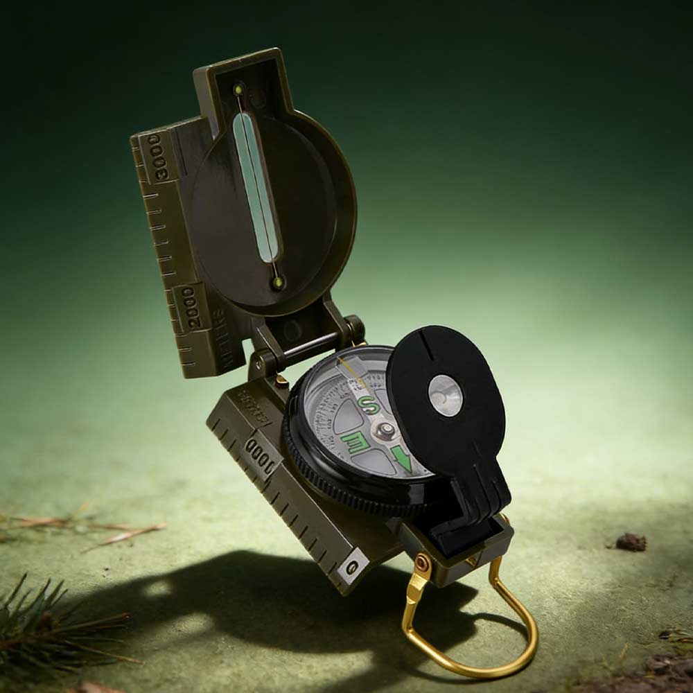 Waterdichte professionele komp - Compass Lensatic recensie en prijs