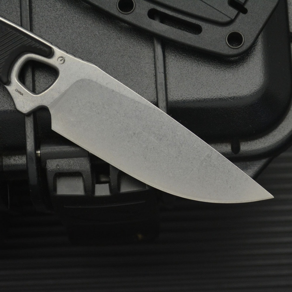 2048 EDC recht mes, zwart hand - Bushcraft Knife Fixed recensie en prijs