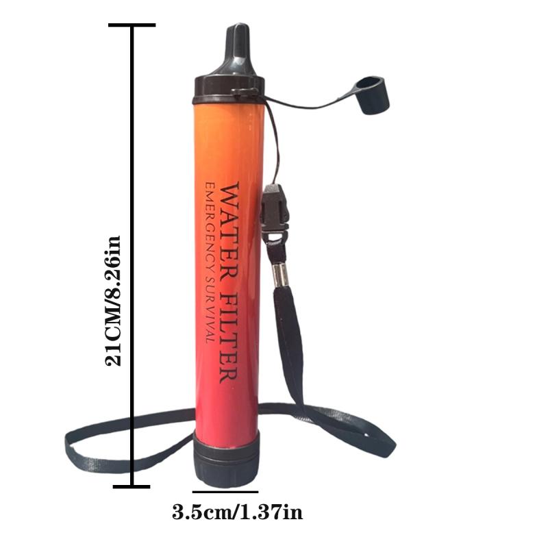 Outdoor noodwaterzuiveringsfil - Water Purification Straw recensie en prijs