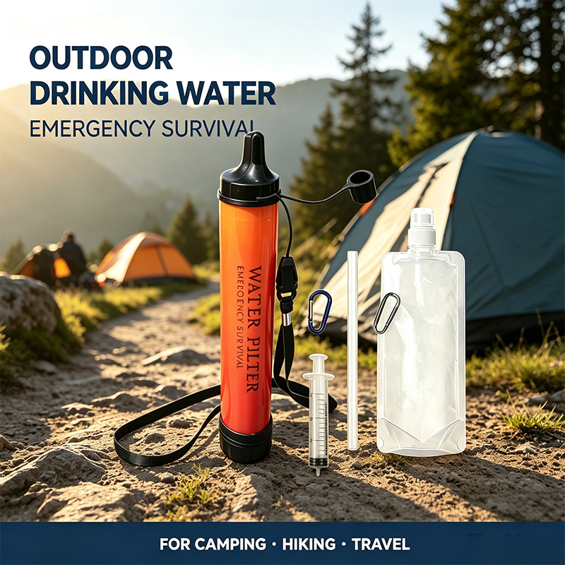 Outdoor noodwaterzuiveringsfil - Water Purification Straw recensie en prijs
