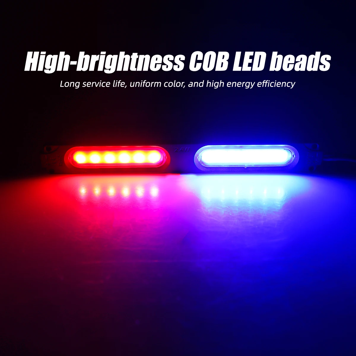 Rood Blauw Knipperend Dubbel L - Sos Light Strobe recensie en prijs